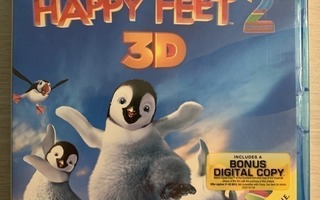 Happy Feet 2 (2011) Blu-ray 3D + Blu-ray (UUSI)