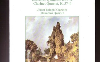 cd, Mozart - Clarinet Quintet, K 581 / Jozsef Balogh & Danub