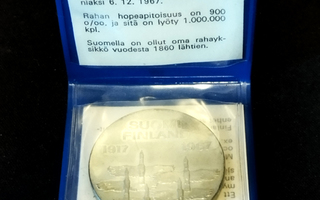 10 mk Suomen itsenäisyyden 50 v. juhlaraha