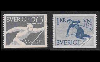 Ruotsi 388-9 ** Hiihdon mm-kilpailut (1954)