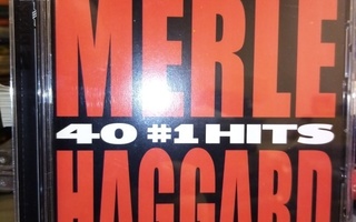 2CD MERLE HAGGARD : 40 #1 HITS