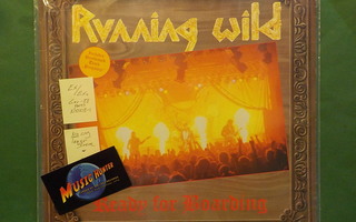 RUNNING WILD - READY FOR BOARDING - GERMANY 1988 EX/EX+ LP