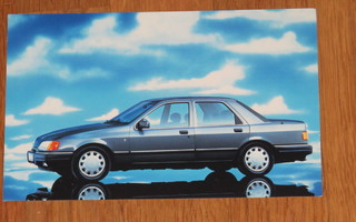 1987 Ford Sierra postikortti - KUIN UUSI post card
