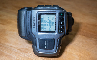 Harvinainen Casio PRT-1 GPS kello