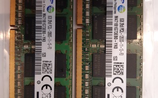 2 kpl 8Gb DDR3L So-Dimm 1600Mhz PC3L-12800 yhteensä 16Gb