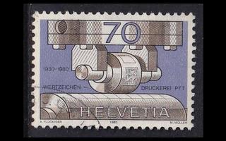 Sveitsi 1182 o Arvoleimapaino 50v (1980)