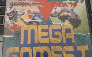 Sega Mega Drive Mega Games 1 + kotelo + ohjeita