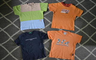 4kpl 86-90cm t-paitoja, Vendi, Nike, Tutta