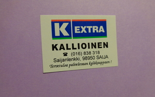 TT-etiketti K Extra Kallioinen, Saija
