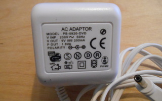 AC Adaptor, PB-0920-DVD