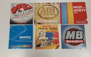 MikroBitti 2002,-04,-05,-07,-08,-09 (5cd,3dvd)