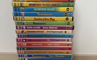 Dvd: Muumi dvd:itä 26kpl ( vanhat äänet).