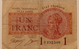 Ranska 1 franc 1930