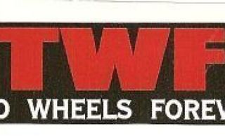 TWF - Two Wheels Forever - Uusi prätkätarra