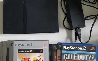 Playstation 2 console + games
