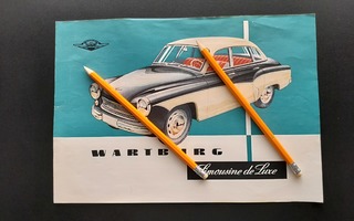Wartburg Limousine de Luxe auton esite 60-luku