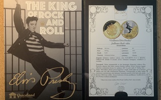 Elvis Presley - Jailhouse Rock, 2 kpl CuNi-rahaa ja kansio