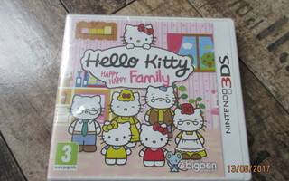 Nintendo 3 DS Hello Kitty: Happy Happy Family.*uusi*