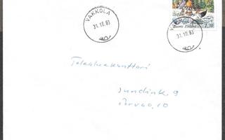 Postilähetys - Pohjola (LAPE 921) Vakkola 31.10.1983