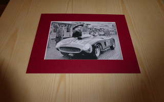 Uusi Juan Manuel Fangio Ferrari valokuva & paspis