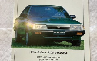 Subaru etuvetomallit esite