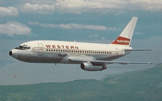 Lentokone  Boeing  737-247  Western Airlines   p109