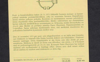 V4 Kansanpukuja 1972 postituore ** vihko.