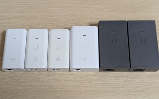 Ubiquiti Unifi PoE injektoreita