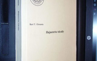 Kari T. Eloranta : Hajautettu tekoäly ( 1 p. 1987 ) sis. pk