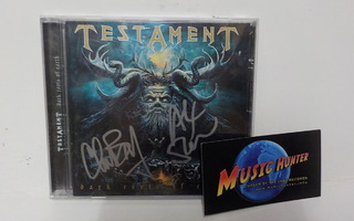 TESTAMENT - DARK ROOTS OF EARTH CD + NIMMARIT x 2