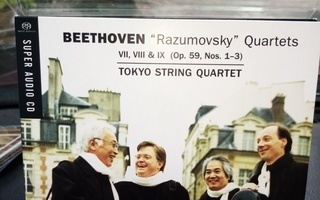 2 SACD TOKYO STRING QUARTET : BEETHOVEN RAZUMOVSKY QUARTETS