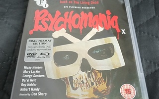 Psychomania Blu-ray + DVD **muoveissa**