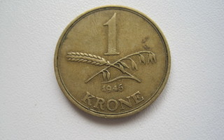 TANSKA 1 KRONE 1946.  240