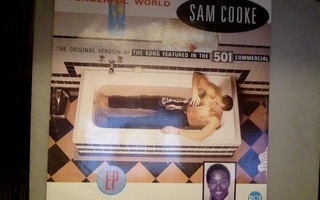 SAM COOKE :: WONDERFUL WORLD :: VINYYLI  MAXI EP 12"    1986