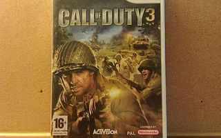 WII: CALL OF DUTY 3 (CIB) PAL