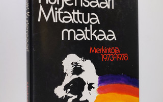 Matti Kurjensaari : Mitattua matkaa : merkintöjä 1973-1978