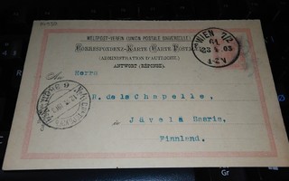 Itävalta - Russia - Järvelä EK 1903 PK850/4