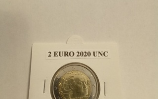 Suomi 2 euro 2020 unc, Väinö Linna 100v