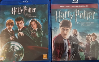 Harry Potter Ja Feeniksin Kilta+Puoliverinen Prinss -Blu-Ray