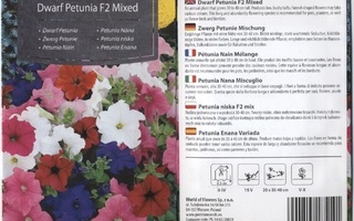 Dwarf Petunia F2 Mixed - siemenet