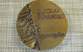 Suomi 1917-1967 mitali.Sotainvalidien Veljesliitto./Häiväoja