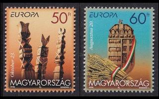 Unkari 4514-5 ** Europa kansalliset juhlat (1998)