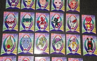 Pokemon johto league champions stickers topps