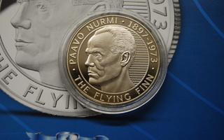 1 Dollar 2013 Elisabeth II, Paavo Nurmi, The Flying Finn