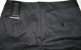 H&M mustat suorat housut, koko 38, uudet