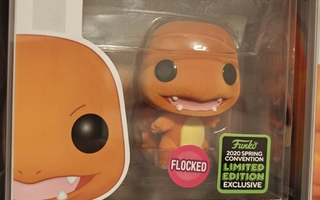 Charmander - Flocked, Limited edition - Funko pop