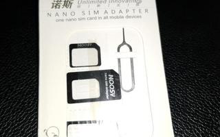 Nano SIM -kortti adapterisarja (3in1)