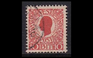 Tanskan Länsi-Intia 30 o Christian IX 10 bit (1905)