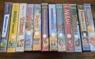 VHS - Paketti ( Disney uudempia ) 12kpl