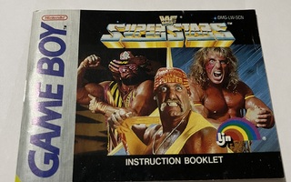 Gameboy WWF Super stars manual